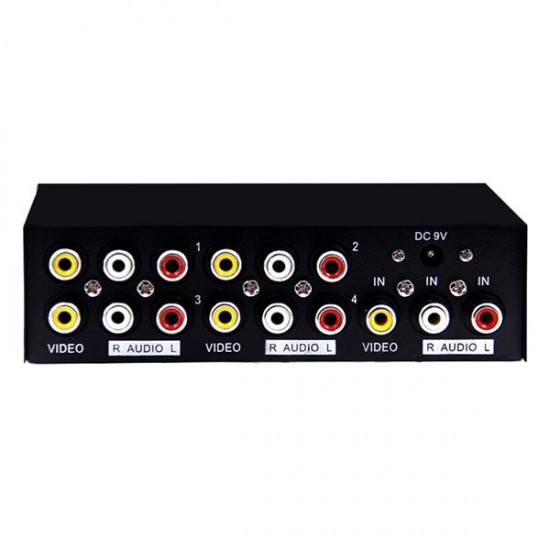 POWERMASTER PM-4831 4 PORT VIDEO AUDIO SPLITTER DAĞITICI