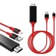 POWERMASTER PM-6019 TH+USB TYPE-C TO HDMI + USB 2 METRE KABLO