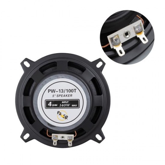 POWERMASTER PW-13T 13 CM 4 OHM 100 WATT TWETEERLI TEKLİ HOPARLÖR