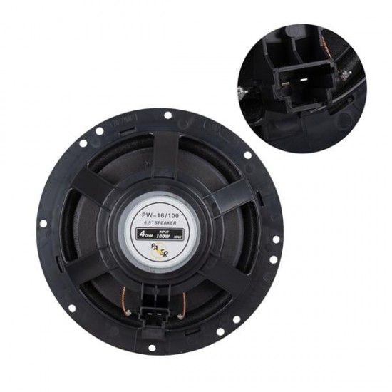 POWERMASTER PW-16/100 16 CM 4 OHM 100 WATT TEKLİ OTO HOPARLÖR (TWEETERSİZ)