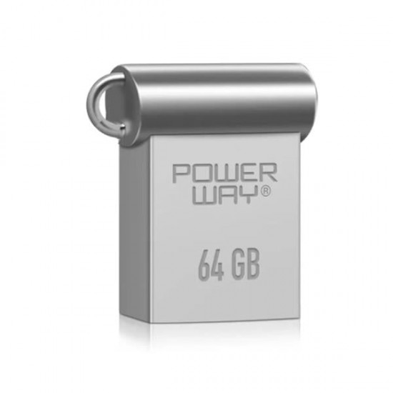 POWERWAY 64 GB USB 3.0 METAL MINI FLASH BELLEK