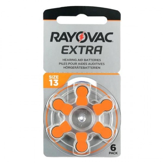 RAYOVAC 13 NO KULAKLIK PİLİ (6LI PAKET FİYATI)