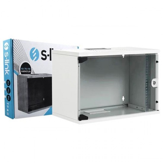 S-LINK 4U SOHO RACK KABİN 19 W-530MM D-400MM KABİNET