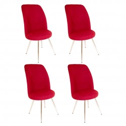 Saray Sandalye 4 Adet - Bordo Saray Sandalye 4 Adet - Bordo