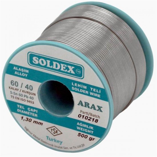 SOLDEX 1.3MM 500 GRAM ARAXLI LEHİM