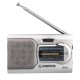 SONIVOX VS-R3 GÜMÜŞ RENK CEP TİPİ ANALOG FM RADYO