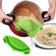 SUNUP SN-20522 KLİPSLİ SİLİKON TENCERE MAKARNA NOODLE SÜZGECİ ÇOK AMAÇLI