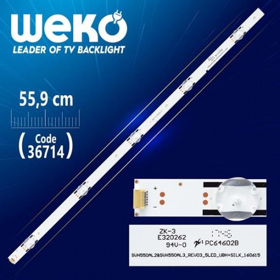 SVH550AL2 SV550AL3_REV03_5LED_UBH+SILK_160615 5 LEDLİ 55,9 CM