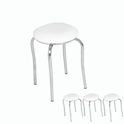 Tabure (4 Adet Fiyatıdır) - Beyaz Tabure (4 Adet Fiyatıdır) - Beyaz