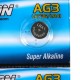 TIANQIU AG3 LR41 ALKALİN SAAT PİLİ (10LU PAKET)*OXFORD