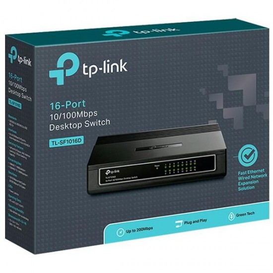 TP-LINK TL-SF1016D 16 PORT 10/100 MBPS SWITCH