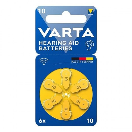 VARTA 10 NO KULAKLIK PİLİ (6LI PAKET)