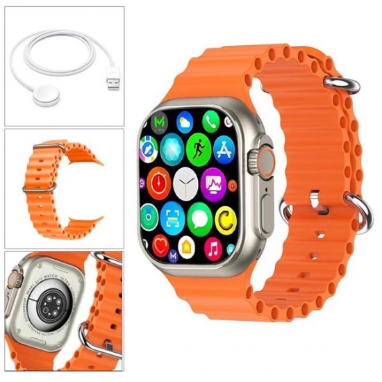 WATCH AKILLI SAAT IOS ANDROID KABLOSUZ ŞARJ BLUETOOTH GN8 ULTRA