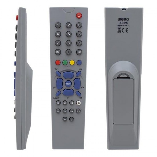 WEKO KT TELEFUNKEN SIEMENS PT90 KÜÇÜK KELEBEK TV KUMANDA  (5305=5306)