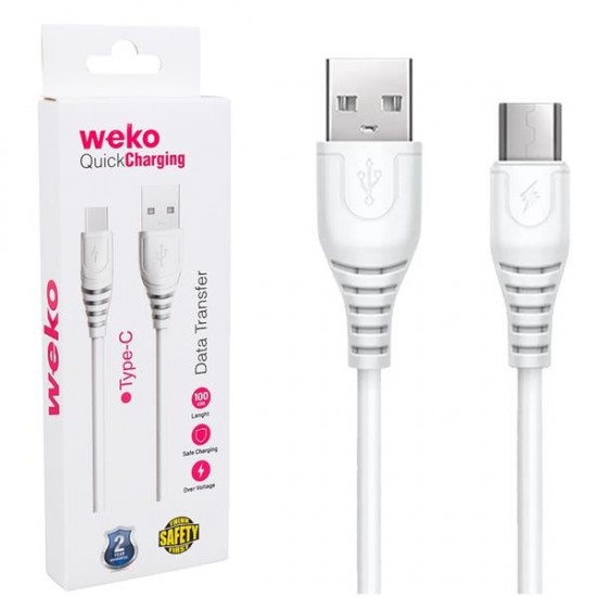 WEKO WK-22018 USB TO TYPE-C 1 MT ŞARJ KABLOSU KUTULU (NO:5)