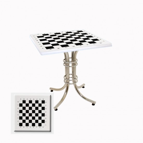 Buket Werzalit Kare Mutfak Masası 80X80 - Santranç Beyaz Buket Werzalit Kare Mutfak Masası 80X80 - Santranç Beyaz