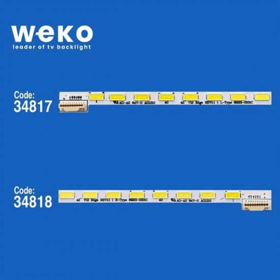 WKSET-5048 34817X1 34818X1 42 V12 EDGE REV0.1 2 ADET LED BAR (48LED)