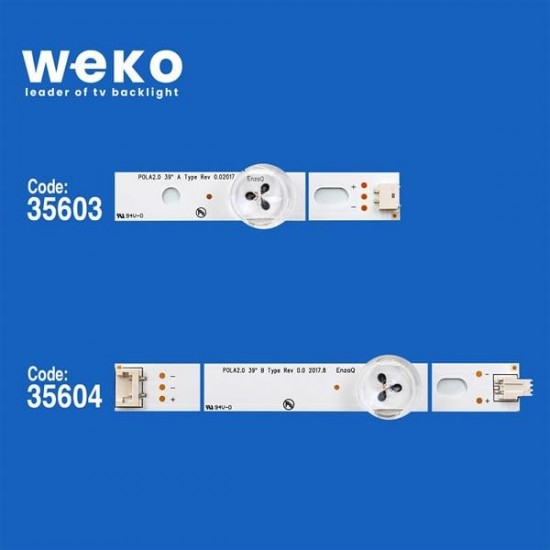 WKSET-5193 35603X4 35604X4 LG INNOTEK POLA2.0 39 8 ADET LED BAR