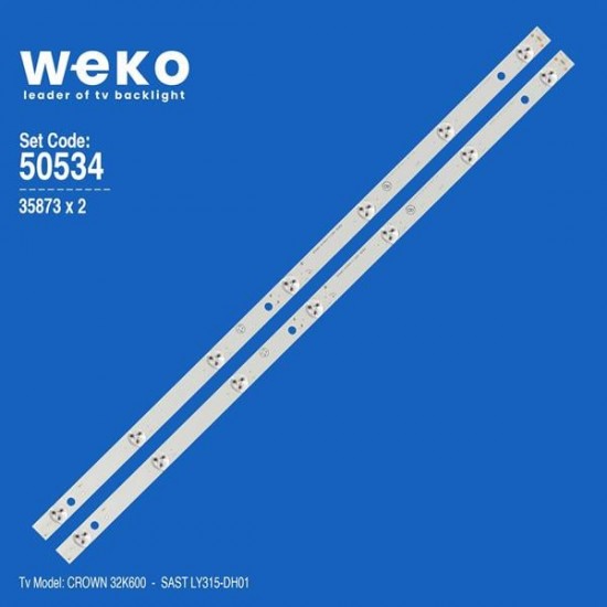 WKSET-5533 35873X2 HL-24320A28-0701S-02 A0  2 ADET LED BAR 6V