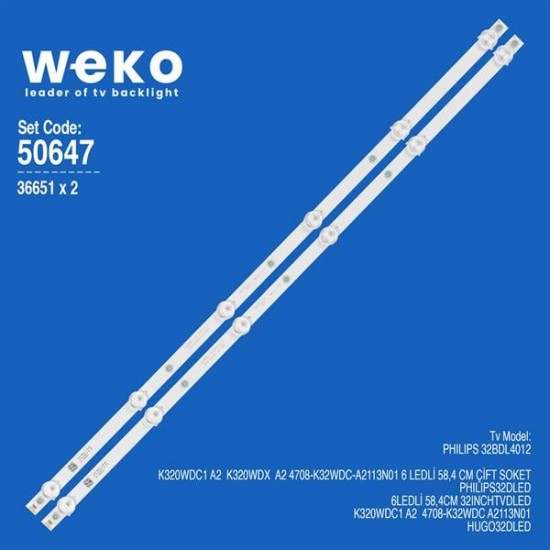 WKSET-5647 36651X2 K320WDC1 A2  K320WDX  A2  ÇİFT SOKET 2 ADET LED BAR