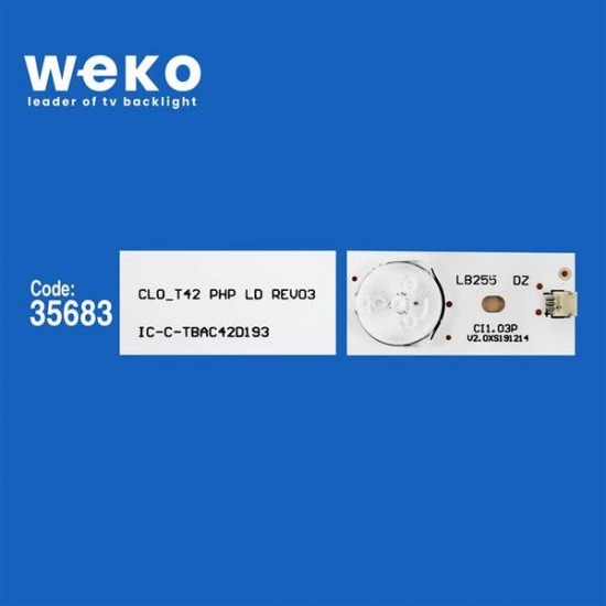 WKSET-5728 35683X4 CL0_T42 PHP LD REV.03 - IC-C-TBAC42D193 4 ADET LED BAR