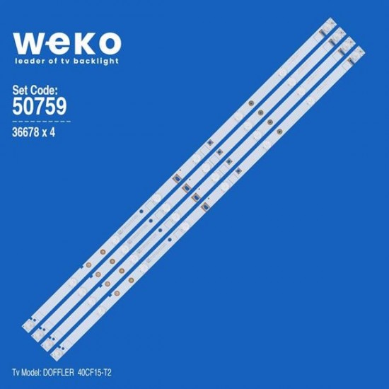 WKSET-5759 36678X4 MS-L1092 V2 4 ADET LED BAR