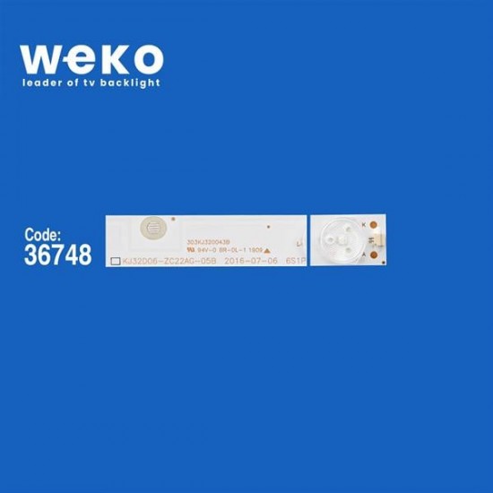 WKSET-5918 36748X2 KJ32D06-ZC22AG-05 303KJ320043 2 ADET LED BAR 6V