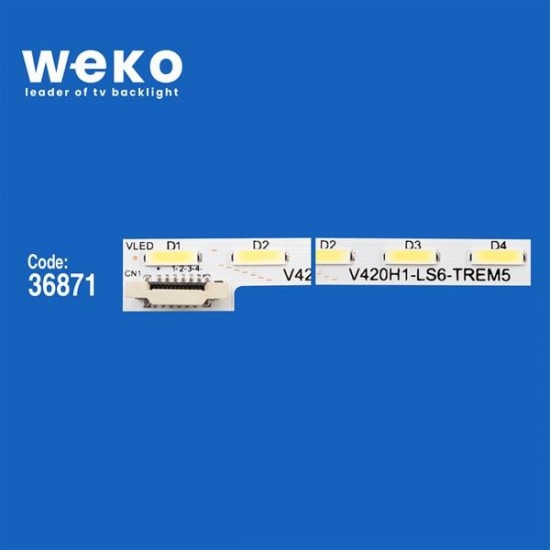 WKSET-6082 36871X1 V420H1-LE6-TREM3  1 ADET LED BAR (48LED)