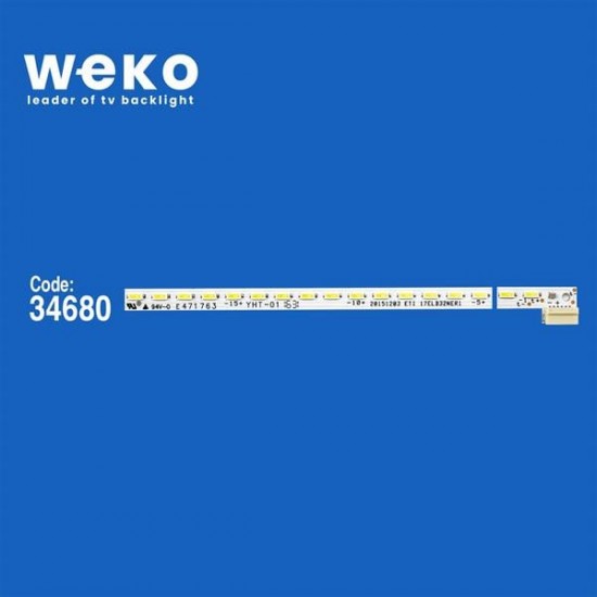 WKSET-6126 34680X1 17ELB32NER1 0532005.400300.3202 ETI 20150004  1 ADET LED BAR (64LED)