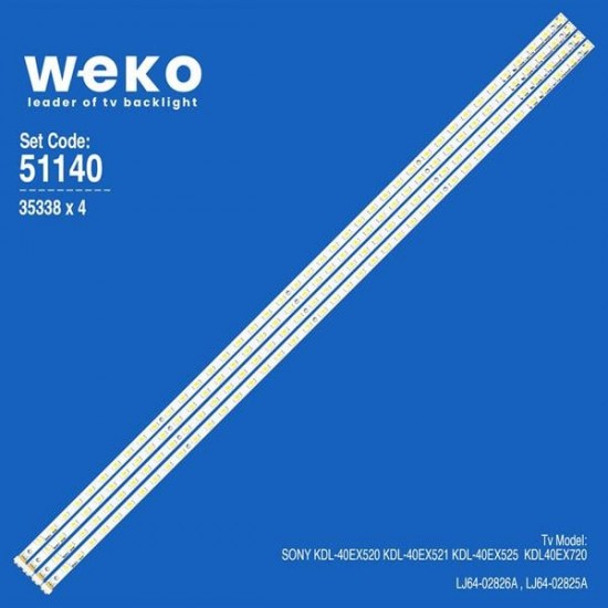 WKSET-6140 35338X4 STS400A28_40LED_REV.3_100903 4 ADET LED BAR (40LED)