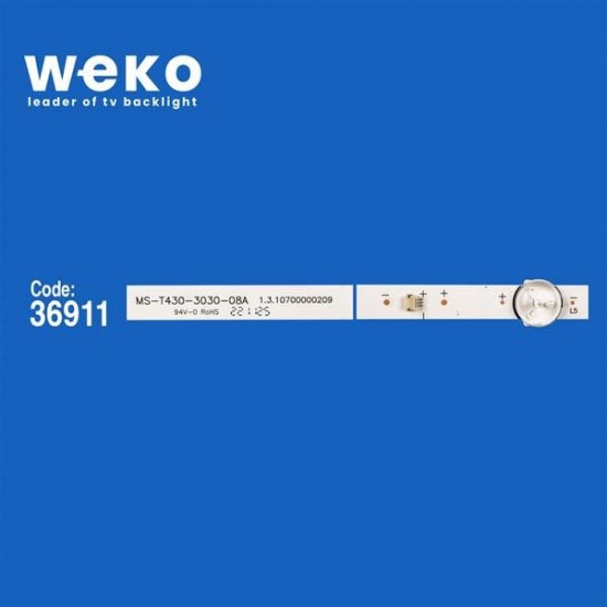 WKSET-6207 36911X3 MS-T430-3030-08A SW-LE486558   3 ADET LED BAR