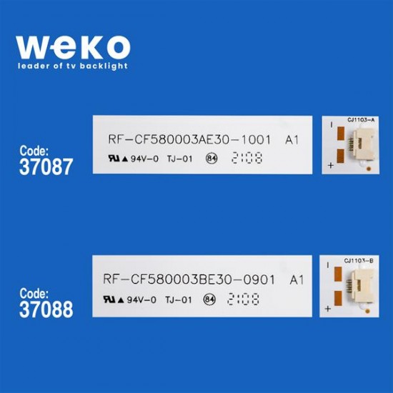 WKSET-6368 37087X3 37088X2 RF-CF580003AE30-1001-901 A/B TYPE 5 ADET LED BAR