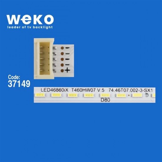 WKSET-6423 37149X2 74.46T07.002-3-SX1 74.46T04.006-3-SN1  2 ADET LED BAR (84LED)