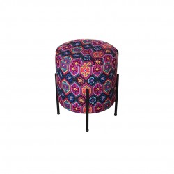 Puf Yuvarlak (Çelik Ayak) - Mor Puf Yuvarlak (Çelik Ayak) - Mor