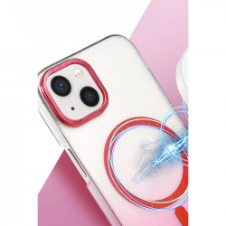 Apple İphone 15 Glossy Magsafe Kapak - Siyah Apple İphone 15 Glossy Magsafe Kapak - Siyah