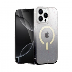 Apple İphone 15 Pro Max Pummel Shiny Magsafe Kapak - Siyah Apple İphone 15 Pro Max Pummel Shiny Magsafe Kapak - Siyah