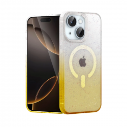 Apple İphone 15 Pummel Shiny Magsafe Kapak - Gold Apple İphone 15 Pummel Shiny Magsafe Kapak - Gold