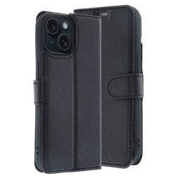 Apple İphone 15 Trend S Plus Kapaklı Kılıf - Siyah Apple İphone 15 Trend S Plus Kapaklı Kılıf - Siyah