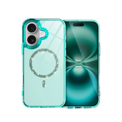 Apple İphone 16 Live Diamond Magsafe Kapak - Yeşil Apple İphone 16 Live Diamond Magsafe Kapak - Yeşil