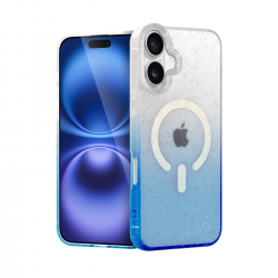 Apple İphone 16 Plus Pummel Shiny Magsafe Kapak - Mavi Apple İphone 16 Plus Pummel Shiny Magsafe Kapak - Mavi