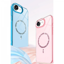 Apple İphone 16e Live Diamond Magsafe Kapak - Pembe Apple İphone 16e Live Diamond Magsafe Kapak - Pembe