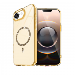 Apple İphone 16e Live Diamond Magsafe Kapak - Sarı Apple İphone 16e Live Diamond Magsafe Kapak - Sarı