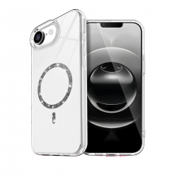 Apple İphone 16e Live Diamond Magsafe Kapak - Şeffaf Apple İphone 16e Live Diamond Magsafe Kapak - Şeffaf