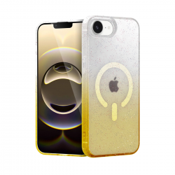 Apple İphone 16e Pummel Shiny Magsafe Kapak - Gold Apple İphone 16e Pummel Shiny Magsafe Kapak - Gold