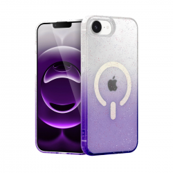 Apple İphone 16e Pummel Shiny Magsafe Kapak - Mor Apple İphone 16e Pummel Shiny Magsafe Kapak - Mor