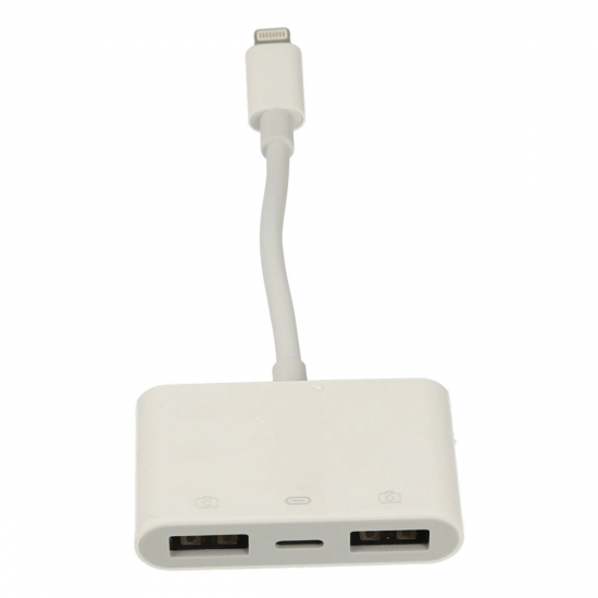 Apr23 Iphone Otg 3in1 - Beyaz