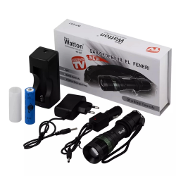 Black Wt-037-şarjlı Zoomlu Acil Durum Feneri Black Wt-037-şarjlı Zoomlu Acil Durum Feneri
