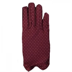 Bordo Renk Puanlı Çocuk Eldiveni Bordo Renk Puanlı Çocuk Eldiveni
