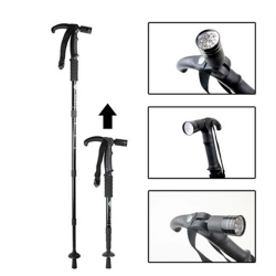 Boya Göre Ayarlı Işıklı Yürüyüş Bastonu  Wt-002 Boya Göre Ayarlı Işıklı Yürüyüş Bastonu  Wt-002
