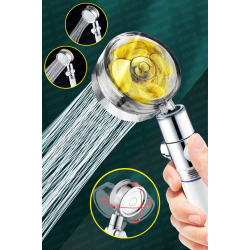 Duş Başlığı Turbo Pervaneli Serinletici Tasarım Duş Başlığı Turbo Pervaneli Serinletici Tasarım